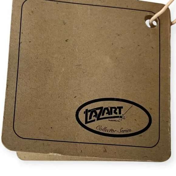 New VTG LAZART 3pc Southwest Metal on Sandstone Sculpture  Gecko Turtle & Bear - Picture 11 of 12